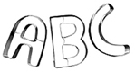 Cookie Cutter Set-Alphabet Small