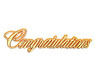 Congratulations Script Plaques