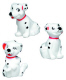 Dalmatian Puppy Figurines