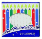 Spiral Candles-White