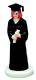 Graduation Figure-Girl w/Black Gown