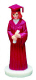 Graduation Figure-Girl w/ Burgundy Gown