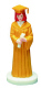 Graduation Figure-Girl w/ Gold Gown