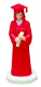Graduation Figure-Girl w/ Red Gown