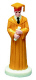 Graduation Figure-Boy w/ Gold Gown