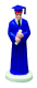 Graduation Figure-Boy w/ Purple Gown