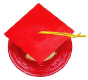 Graduation Hat-Red