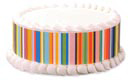 Edible Image® Designer Prints- Happy Stripes
