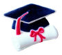 Dec-Ons® Molded Sugar - Cap w/ Diploma
