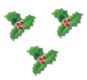 Dec-Ons® Molded Sugar - Holly