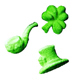Dec-Ons® Molded Sugar - St. Patrick's Day
