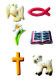 Dec-Ons® Molded Sugar - Christian Assortment
