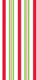 Cello Bag- Candy Apple Stripe
