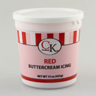 Decorating Buttercream Icing - Red