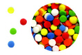 Bright Color Sequins Edible Confetti Sprinkles