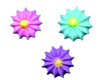 Icing Star Flower-1/2"