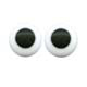 Icing Eyes 3/8"- White/Black