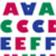 Sugar Sheets!T - Primary Color Alphabet