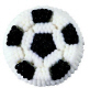 Soccer Ball Icing Decorations/Sugar Layon