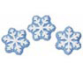 Petite Snowflake Icing Decorations