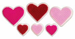 Petite Hearts Remembered Icing Decorations