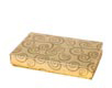 2 Piece- Gold Swirl 1/2 lb. Box