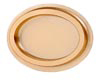  Individual Mint Oval Gold Base Clear Lid Box