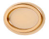 Individual Mint Oval Gold Base Clear Lid Box