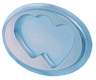 Individual Mint Double Heart Silver Base Candy Box