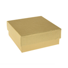 Four Truffles Gold Foil Base & Lid Candy Box