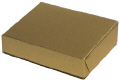 1/4 lb. Two Piece Gold Base & Foil Lid Candy Box