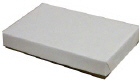 1/2 lb. Two Piece Gold Base White Lid Candy Box
