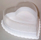 8 oz. Two Piece Heart White Base Deep Lid Box