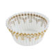 Candy Cup- White with Gold Accents