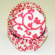 Standard Baking Cup - Red Ivy