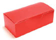 1/2 lb. One Piece Folding Red Candy Box