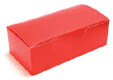 1/2 lb. One Piece Folding Red Candy Box