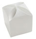 One Piece Folding Fleur de Lis White Candy Box