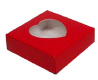 3 oz. Two Piece Folding Red Lid Heart Window Box