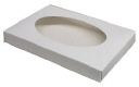 1 lb Two Piece Folding with Window White Candy Box
