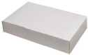 2 lb. Two Piece Folding Two Layer White Candy Box