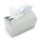 One Piece Folding Small Bow White Candy Box