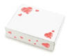 1/4 lb. One Piece Folding Heart Print Candy Box