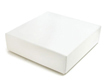  1/2 lb. Two Piece, Single Layer Square Box-White