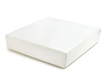 1 lb. Two Piece, Single Layer Square Box-White
