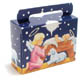 1/4 lb. One Piece Folding Nativity Tote Candy Box