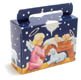 1/4 lb. One Piece Folding Nativity Tote Candy Box