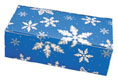 1/2 lb. Folding Snowflakes on Blue Candy Box
