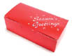 1/2 lb. Folding Red Season's Greetings Candy Box
