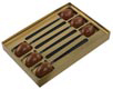 Six Coffee Spoons Gold Insert Gold Candy Box